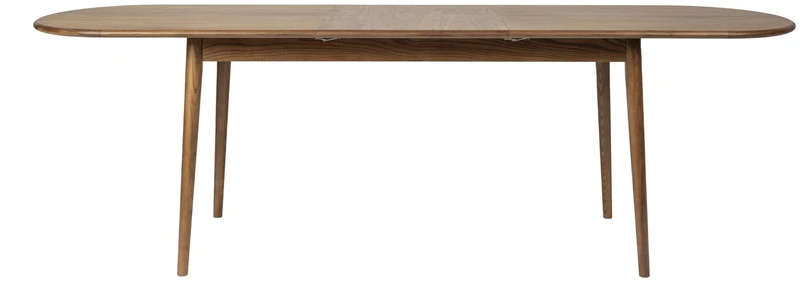 Esstisch TWIST OVAL von ZUIVER 180 x 90 ausziehbar Walnuss furniert