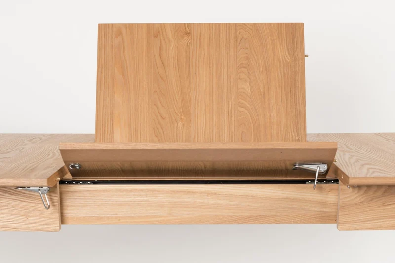 Esstisch GLIMPS von ZUIVER 180 x 90 ausziehbar Eiche furniert