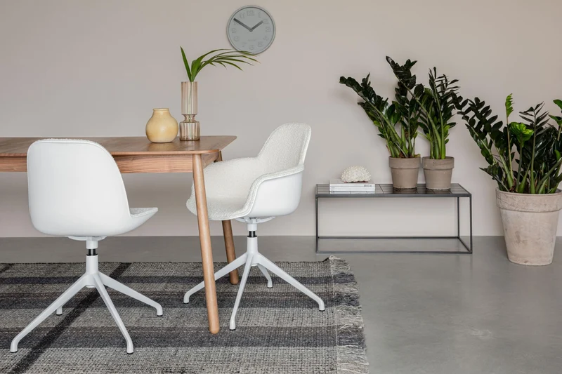 Esstisch GLIMPS von ZUIVER 180 x 90 ausziehbar Eiche furniert
