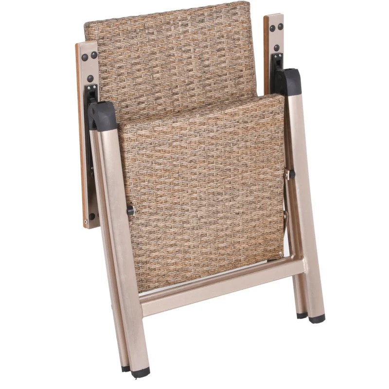 Garten Tischgruppe FLORENCE 7-tlg. mit Tisch und 6 × Hochlehner