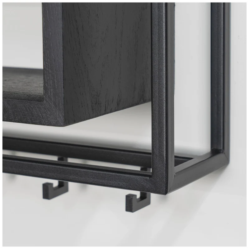 Garderobe Wandgarderobe SCHOOL 120 BLACK EDITION von Spinder Design