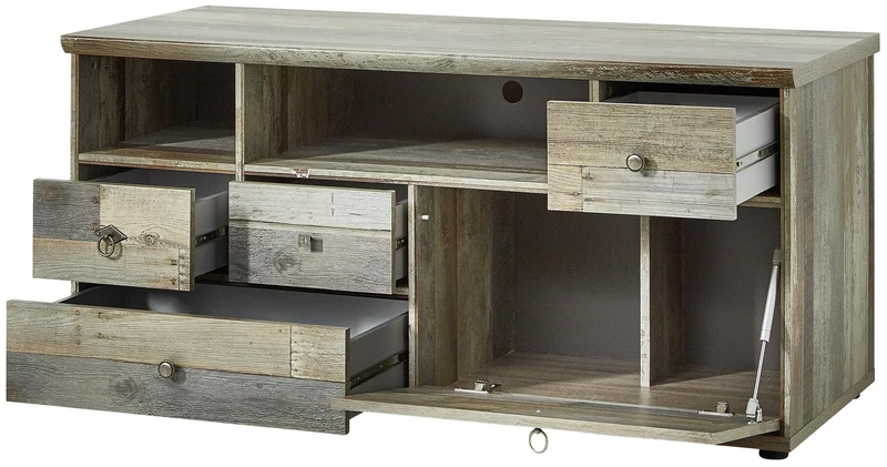 Wohnzimmerschrank Wohnwand BONANZA DD82 - Driftwood Nachbildung