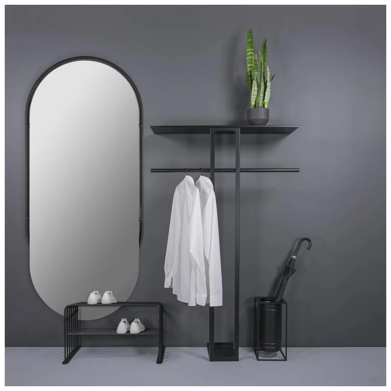 Spinder LUNO LARGE 100 Garderobe, Stahl, Modern, Schwarz