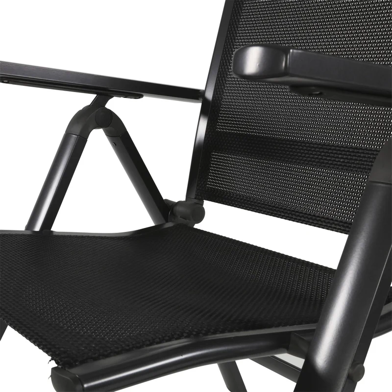 Relaxsessel Gartensessel Hochlehner CARINO Gestell Aluminium anthrazit