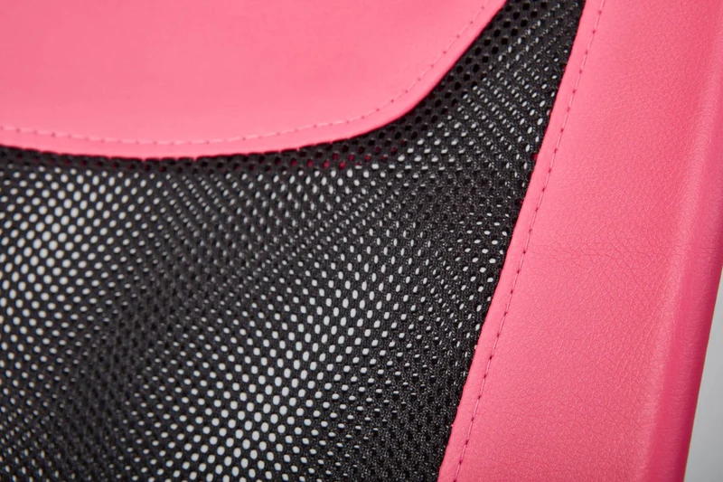 Jugenddrehstuhl Drehstuhl DONNY Mesh Pink mit Armlehnen