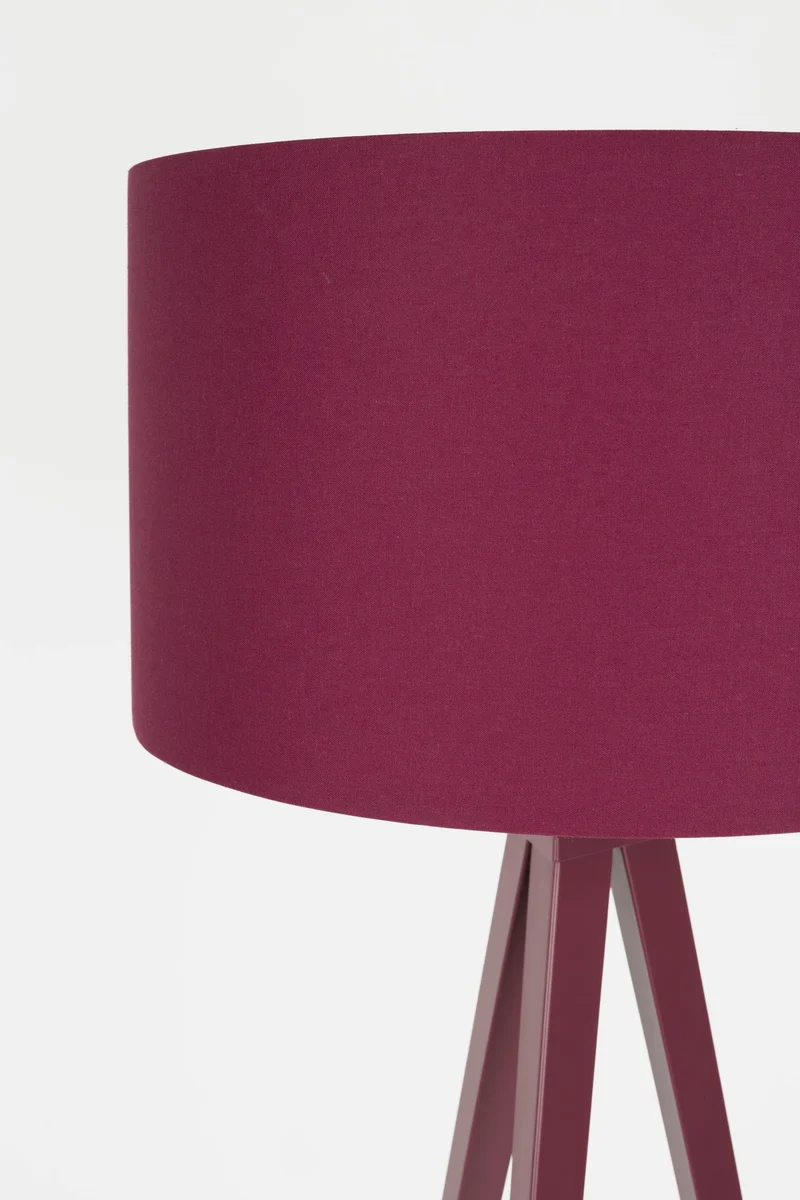 Stehlampe Tripod Marsala | Design-Leuchte von Zuiver in Rot