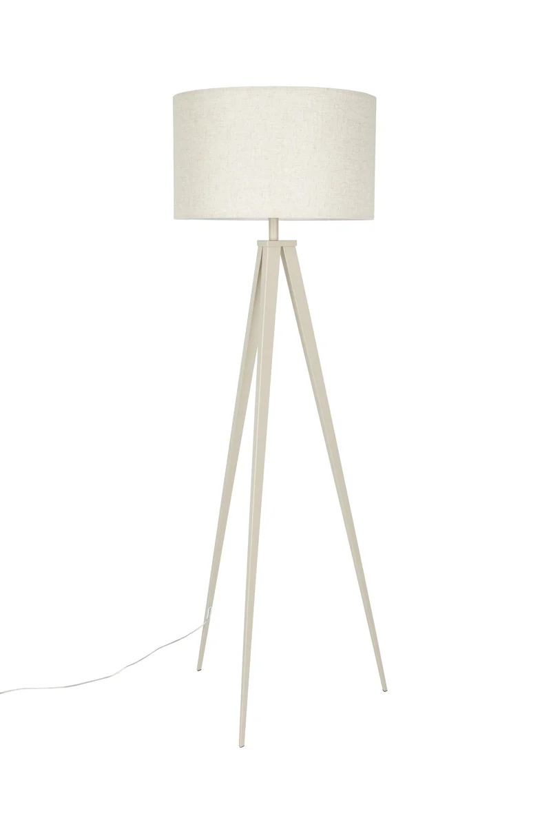 Design Stehlampe Tripod Beige | Modernes Dreibein-Gestell | Zuiver