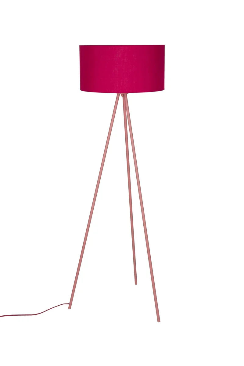 Stehlampe Susie Rot aus Metall | Elegantes Design für dein Zuhause
