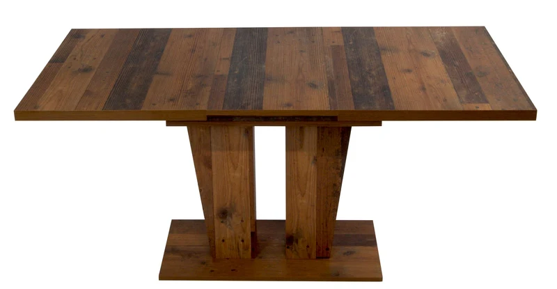 Eckbank MILANO 185 x 150 cm Old Wood Vintage ohne Stühle