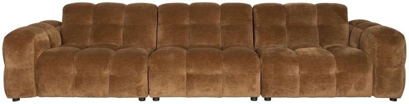 HACKMAN 4,5-Sitzer Sofa Velours Cognac von DUTCHBONE
