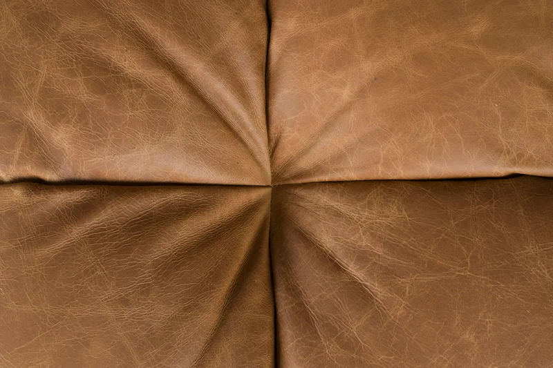 HACKMAN 4,5-Sitzer Sofa Echtleder Cognac von DUTCHBONE