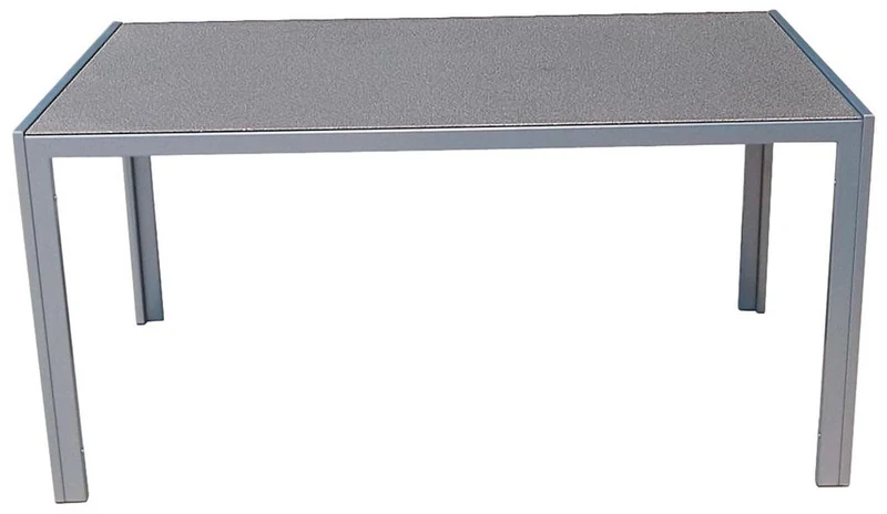 Garten Tischgruppe GRACE 5-tlg. 1 x Tisch 150 x 90 cm 4 x Stapelstuhl