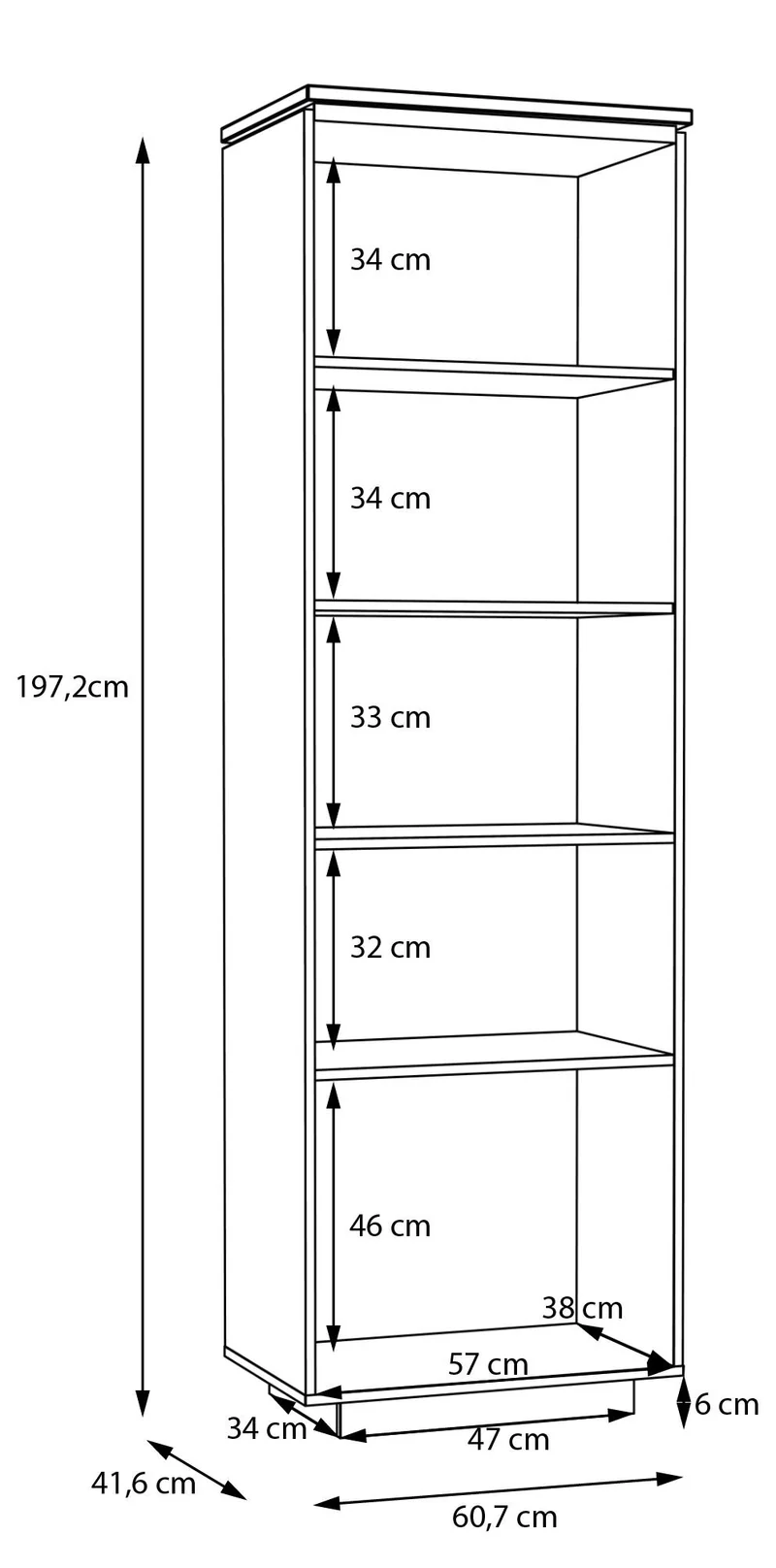 Wohnzimmerschrank LOUOTO 2, 3-teilig Sand & Artisan Eiche