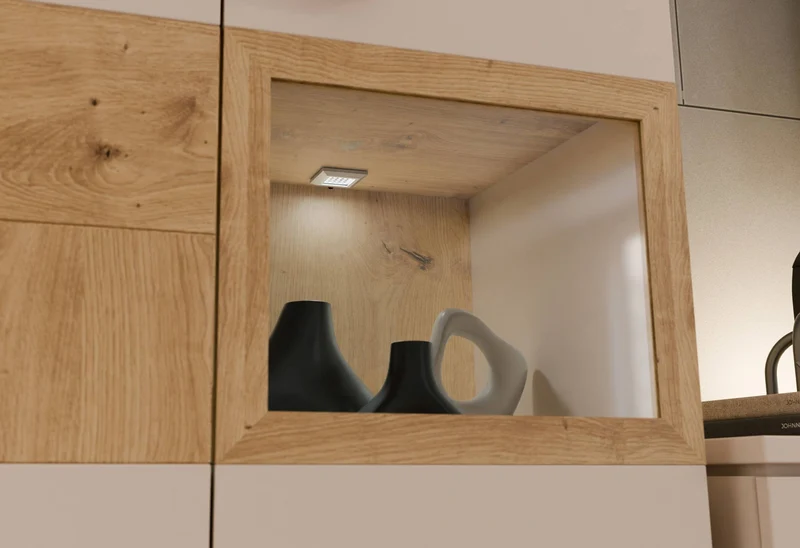 Wohnzimmerschrank LOUOTO 2, 3-teilig Sand & Artisan Eiche