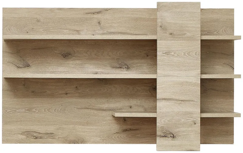 Wohnzimmerschrank BELLANO HH81 Viking Oak Nature mit LED