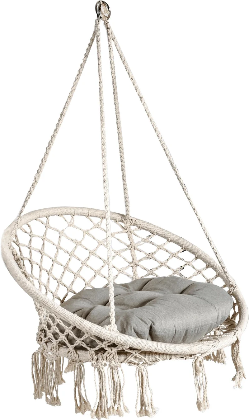 Hängesessel Schaukelsessel BARBUDA mit Kissen