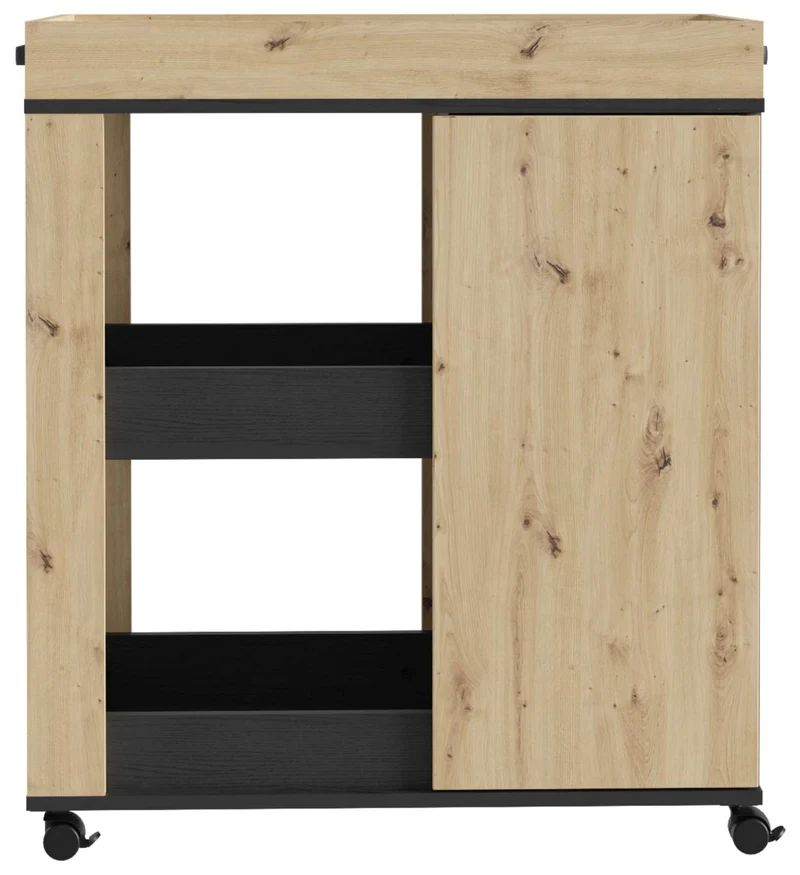 Servierwagen HOME BAR 204 Optik: Artisan Eiche Schwarzeiche, von Forte