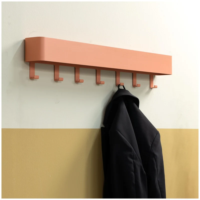 Hakenleiste DAX PLAY 7 Garderobe mit 7 Haken Clay Terra von Spinder