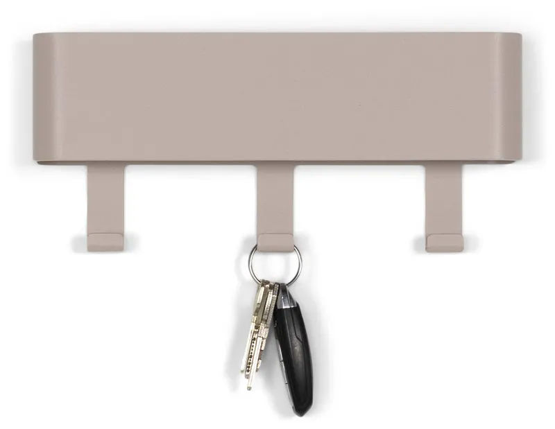 Garderobenhaken DAX PLAY 3 Silky Taupe, Hakenleiste von Spinder Design