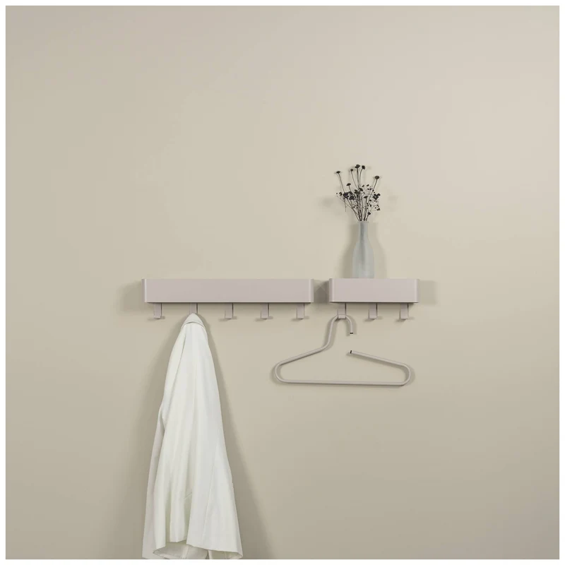 Garderobenhaken DAX PLAY 3 Silky Taupe, Hakenleiste von Spinder Design
