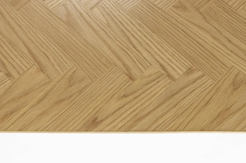 Couchtisch FABIO NATURAL Eiche im Fischgrätmuster furniert 120 x 60 cm