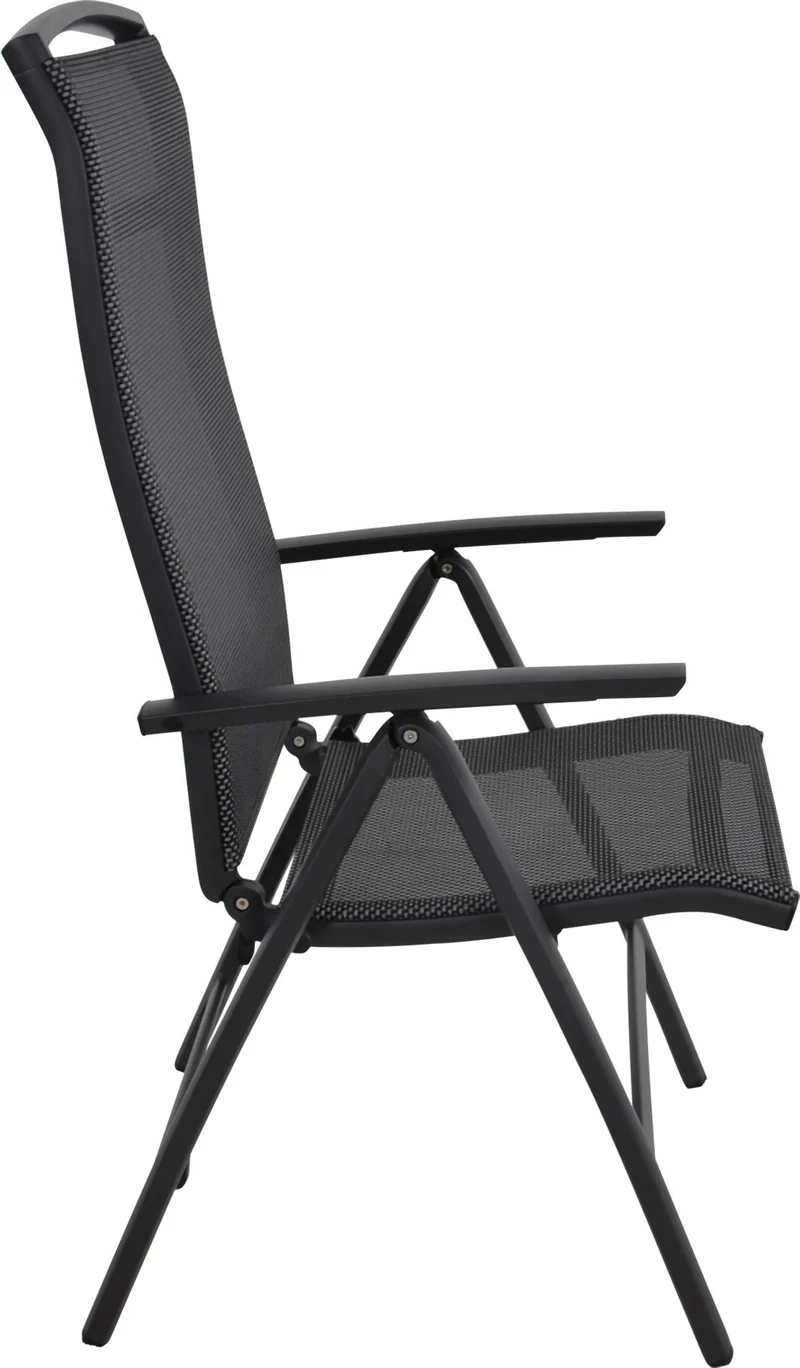 Gartensessel Klappsessel LOTIS NEGRO Gestell Aluminium matt anthrazit