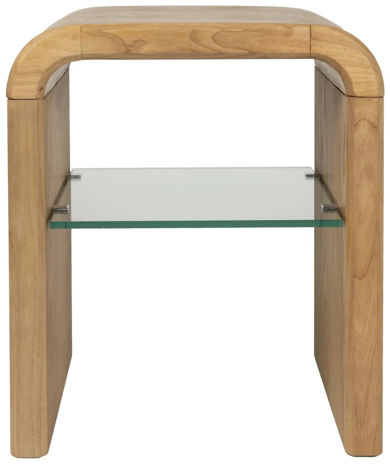 Beistelltisch BRAVE 50 cm mit Eichenfurnier von Zuiver