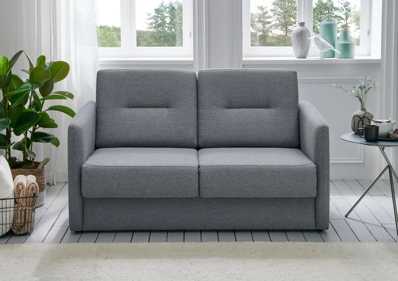 Schlafsofa Funktionssofa REGI Stoff Mango mit getrennten Liegeflächen