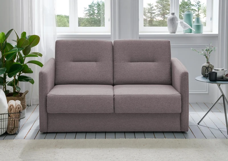 Schlafsofa Funktionssofa REGI Stoff Mango mit getrennten Liegeflächen