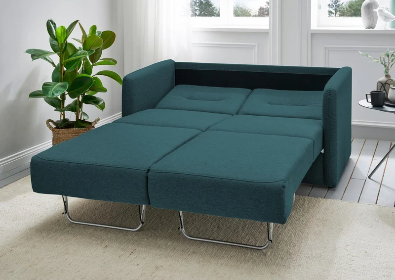 Schlafsofa Funktionssofa REGI Stoff Mango mit getrennten Liegeflächen