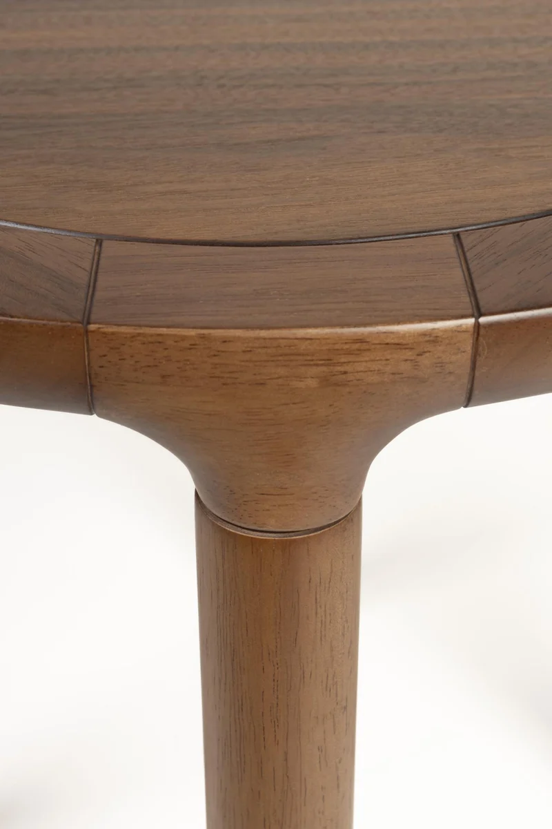 Couchtisch STORM rund Ø 60 cm von Zuiver Walnussfarbig lackiert