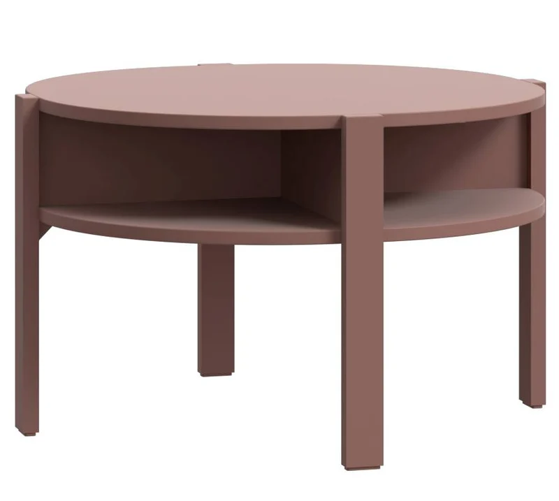 Couchtisch TOBAGO rund Ø 75 cm Terracotta, von Forte