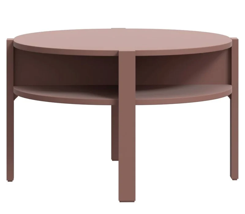 Couchtisch TOBAGO rund Ø 75 cm Terracotta, von Forte