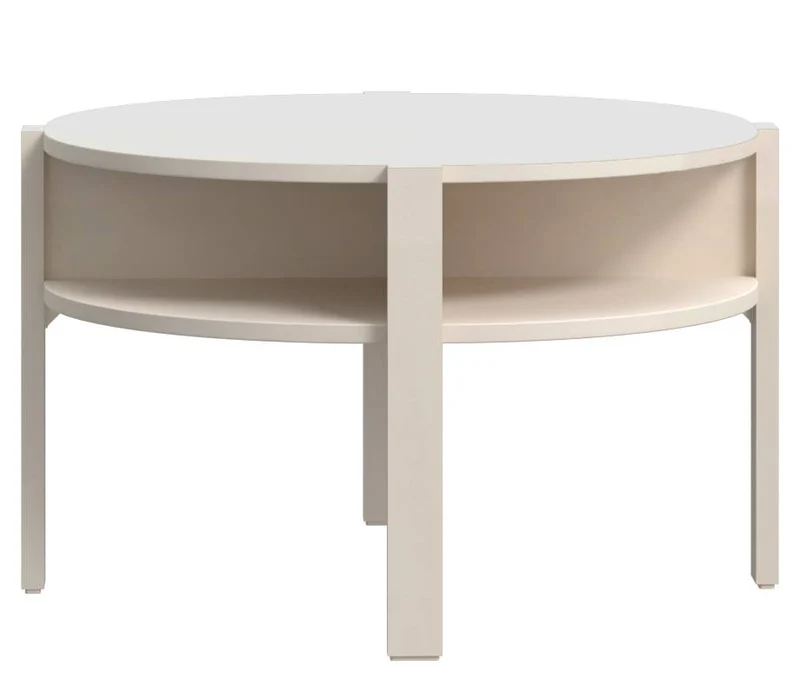 Couchtisch TOBAGO rund Ø 75 cm Sandfarben, von Forte