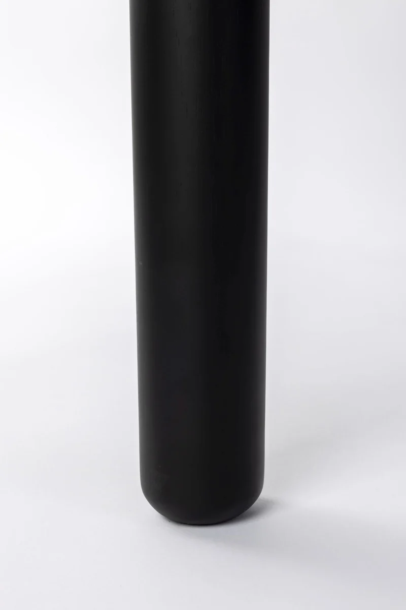 Design Esstisch STORM rund Ø 128 cm von Zuiver Schwarz lackiert