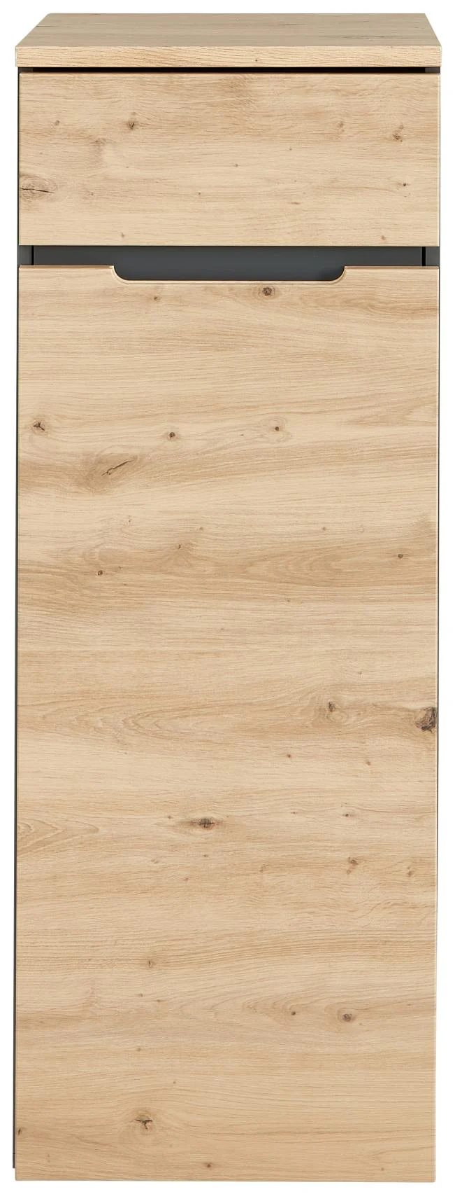 Büroschrank MEMPHIS 1-türig GH13 Front Artisan Eiche Korpus Graphit