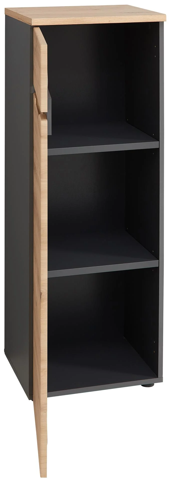 Büroschrank MEMPHIS 1-türig GH13 Front Artisan Eiche Korpus Graphit