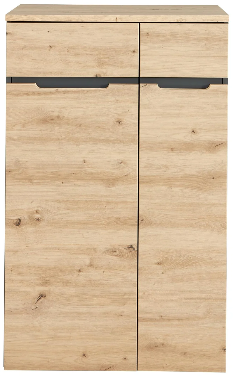 Büroschrank MEMPHIS 2-türig GH10 Front Artisan Eiche Korpus Graphit