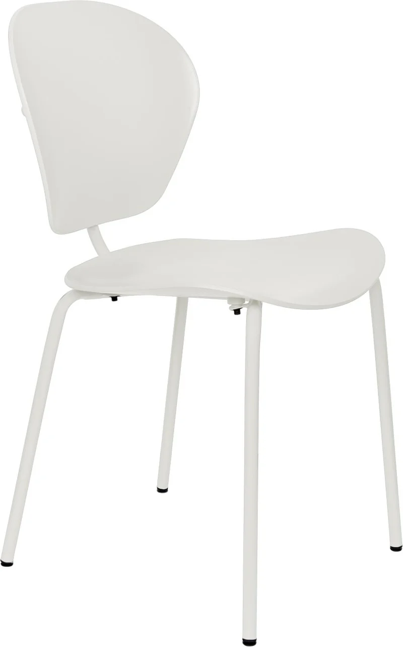 Stuhl THE OCEAN COCONUT MILK von Zuiver - 100% Ocean Plastik