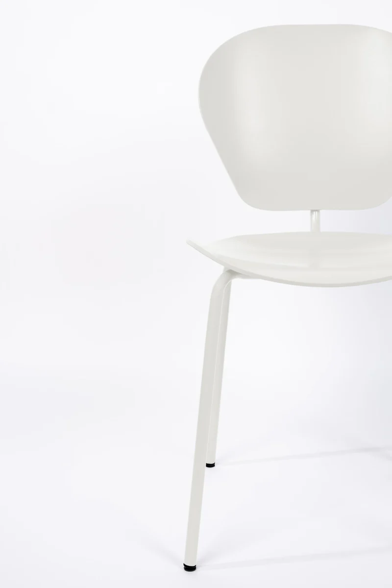 Stuhl THE OCEAN COCONUT MILK von Zuiver - 100% Ocean Plastik