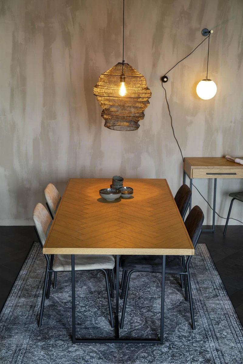Esstisch CLASS EICHE mit Fischgrät Platte 220 x 90 cm von DutchBone