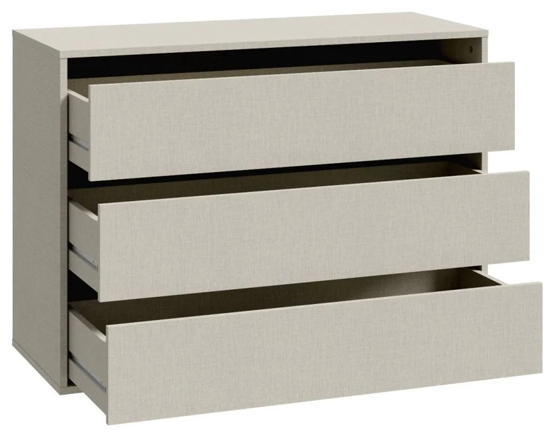 Schubladenblock Textiloptik breit passend zu Kleiderschrank PENKRIDGE