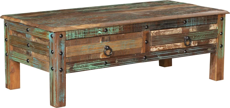 Tisch Couchtisch KALANKA recyceltes Holz Mango, Akazie