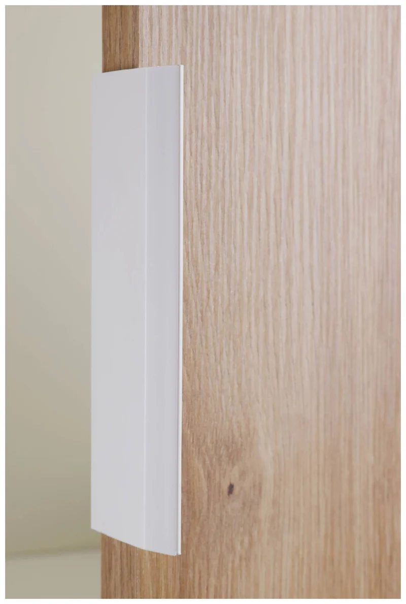 Bücherregal PEPETO 5TW Regal mit 5 Türen Optik: Weiß / Artisan Eiche