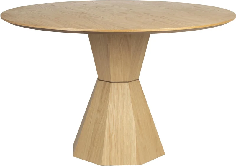 Tisch Esstisch LOTUS Rund Ø 120 cm von Zuiver Eiche furniert