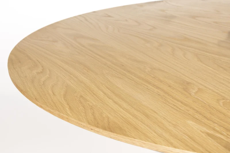 Tisch Esstisch LOTUS Rund Ø 120 cm von Zuiver Eiche furniert