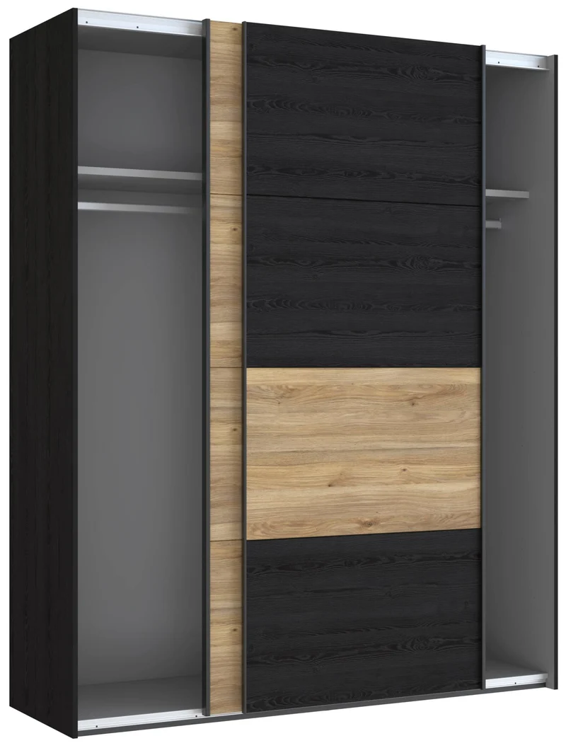 Schwebetürenschrank LYA Optik: Mauvella / Cabezone Eiche, von Forte