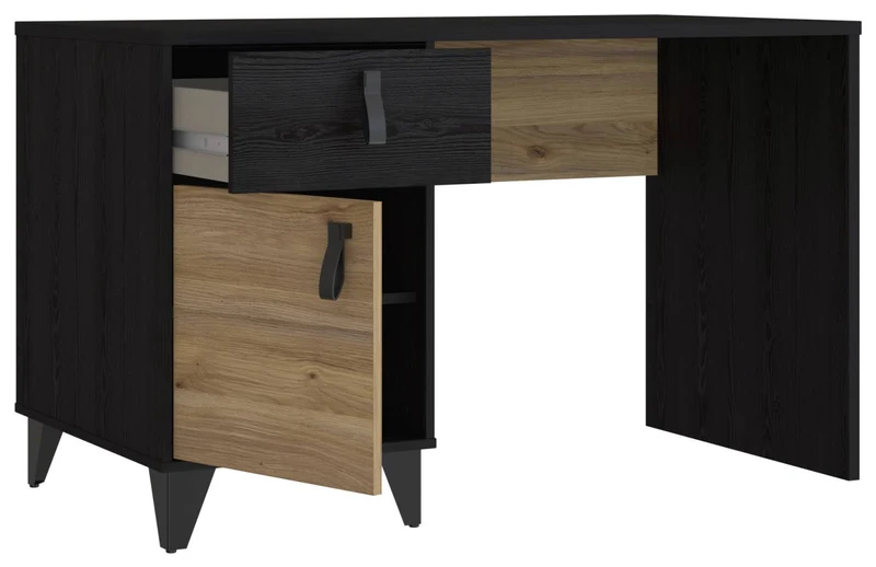 Schreibtisch LYA 120 cm Optik: Mauvella / Cabezone Eiche, von Forte