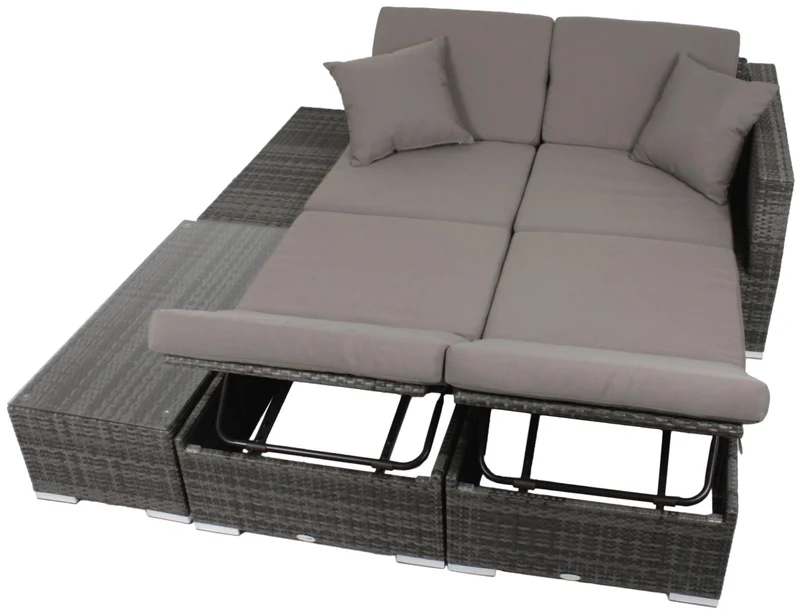 Garten Sitzgruppe Lounge Set ALCUDIA - Geniale Variable Gartengruppe