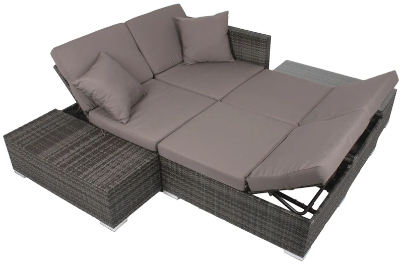 Garten Sitzgruppe Lounge Set ALCUDIA - Geniale Variable Gartengruppe